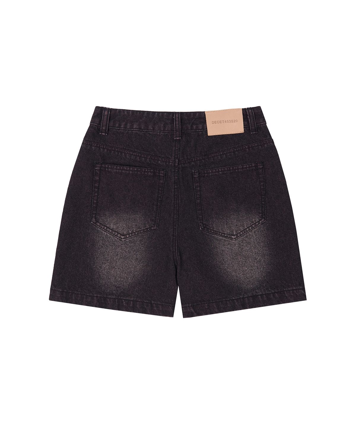 데케트 우먼(DECET WOMEN) Signature Denim Shorts DCWPT007BlackPink
