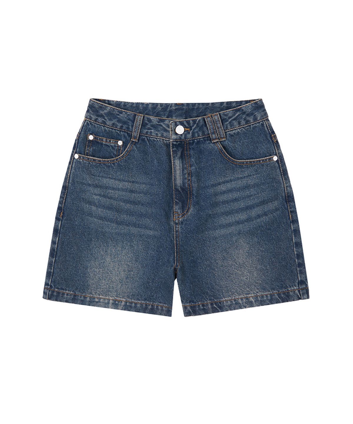 데케트 우먼(DECET WOMEN) Signature Denim Shorts DCWPT007BlueB