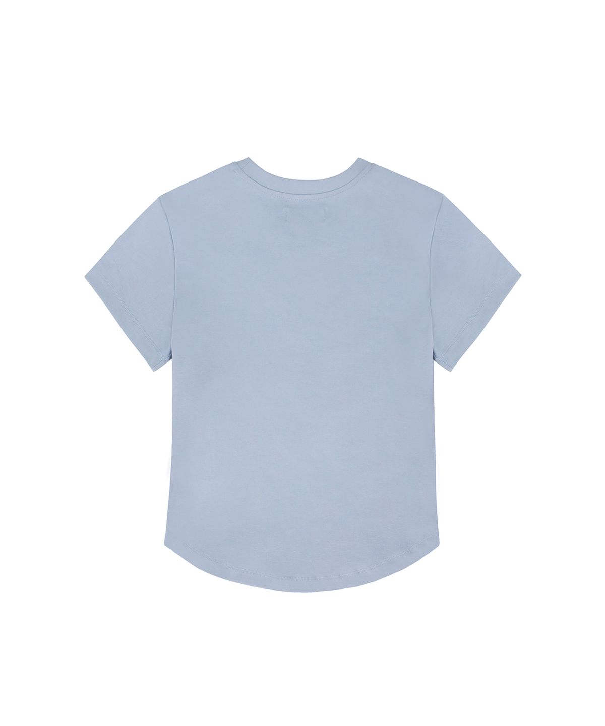 락케이크(ROCKCAKE) Curve Line Essential Top - Baby Blue