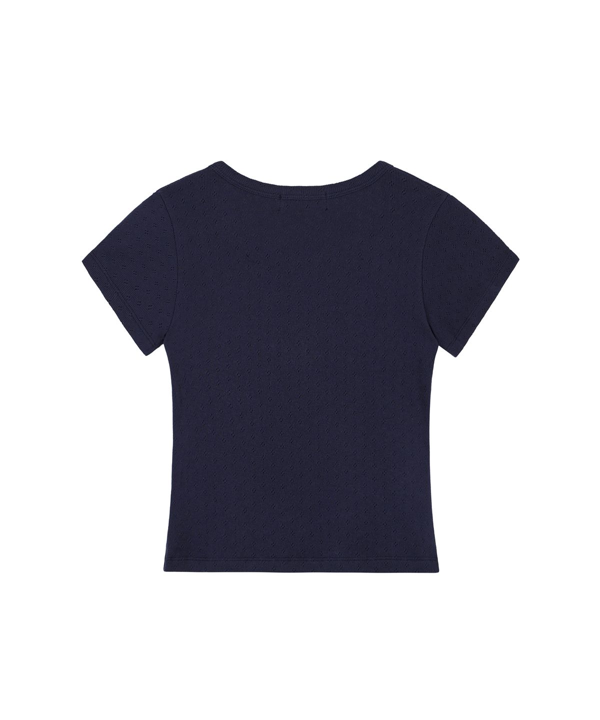 락케이크(ROCKCAKE) Soft Punching Button Top - Navy
