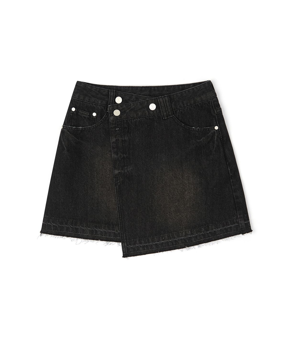데케트 우먼(DECET WOMEN) Wrap Skirt DCSK005Black