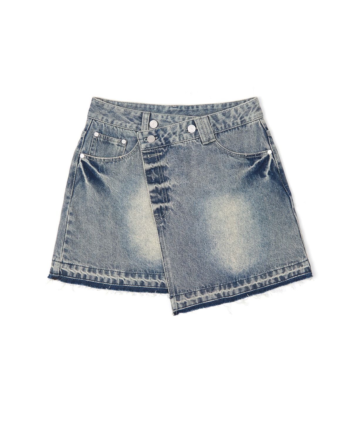 데케트 우먼(DECET WOMEN) Wrap Skirt DCSK005LBlue