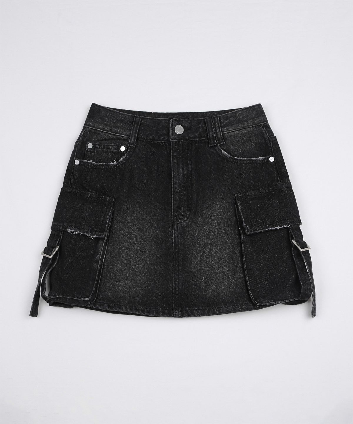 데케트 우먼(DECET WOMEN) Cargo Mini Skirt DCSK004BlackA