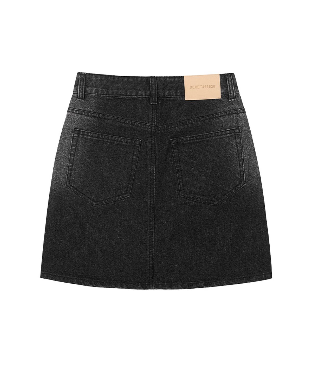 데케트 우먼(DECET WOMEN) Signature Mini Skirt DCSK001BlackA