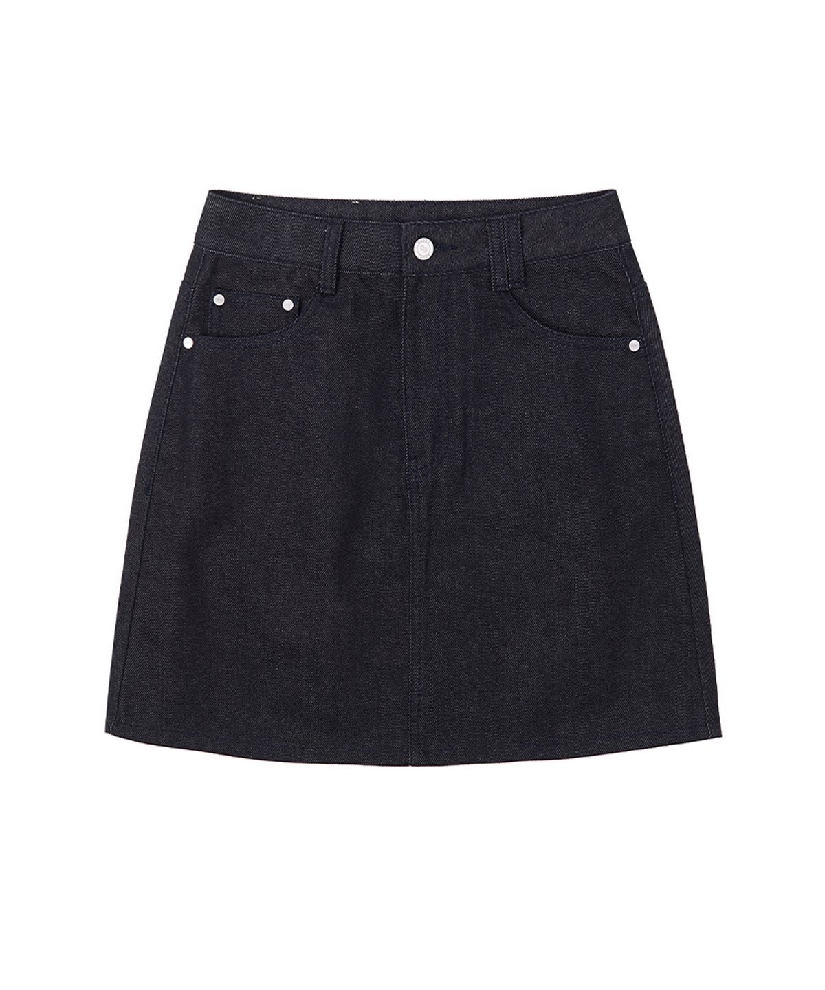 데케트 우먼(DECET WOMEN) Signature Mini Skirt DCSK001CPIndigo