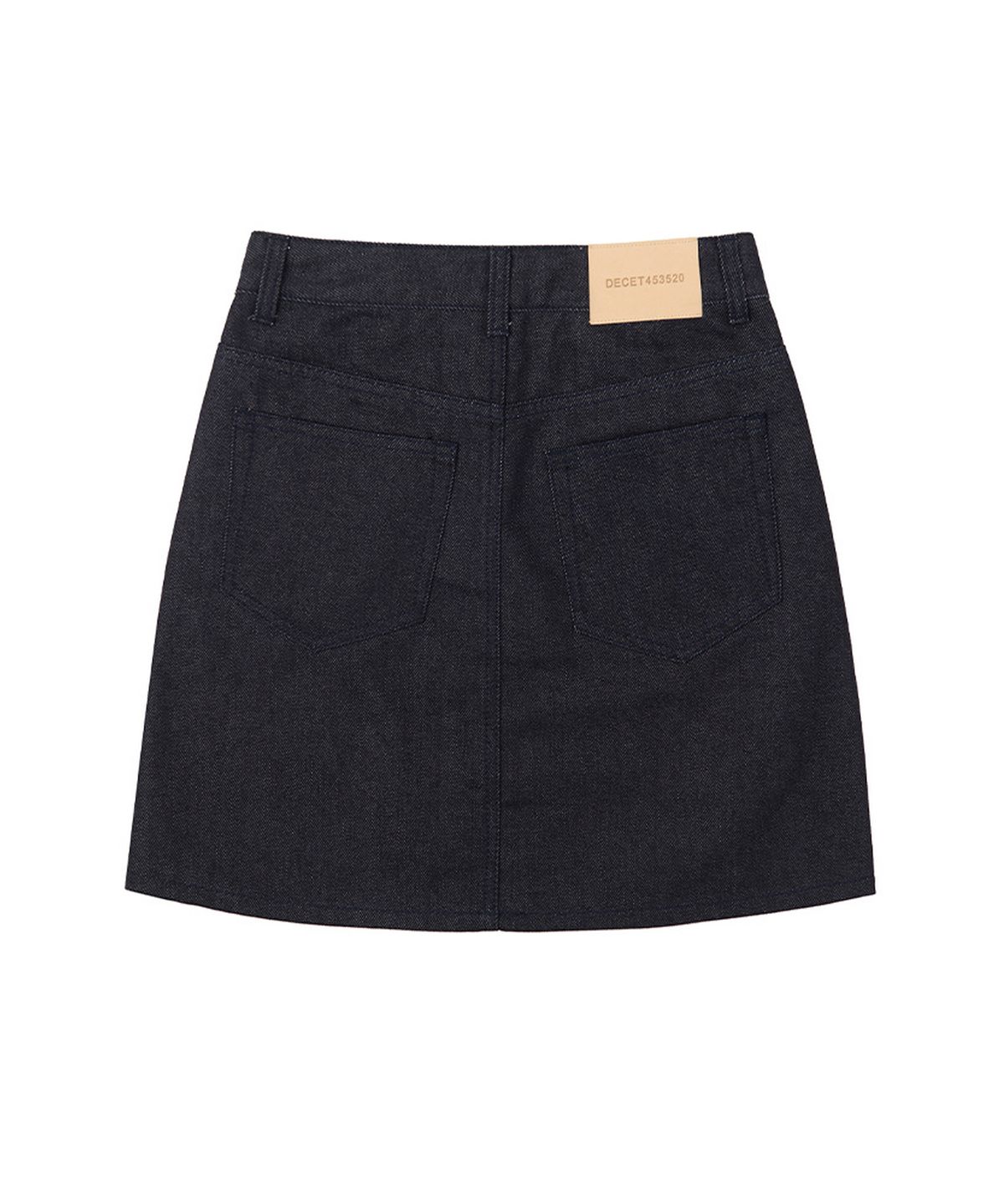 데케트 우먼(DECET WOMEN) Signature Mini Skirt DCSK001CPIndigo