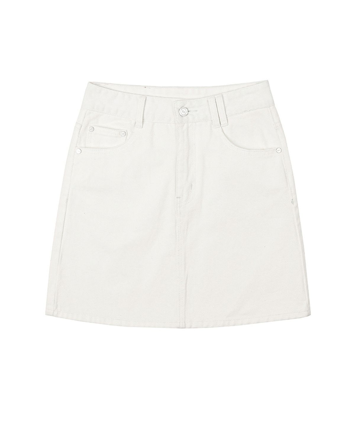데케트 우먼(DECET WOMEN) Signature Mini Skirt DCSK001Ivory