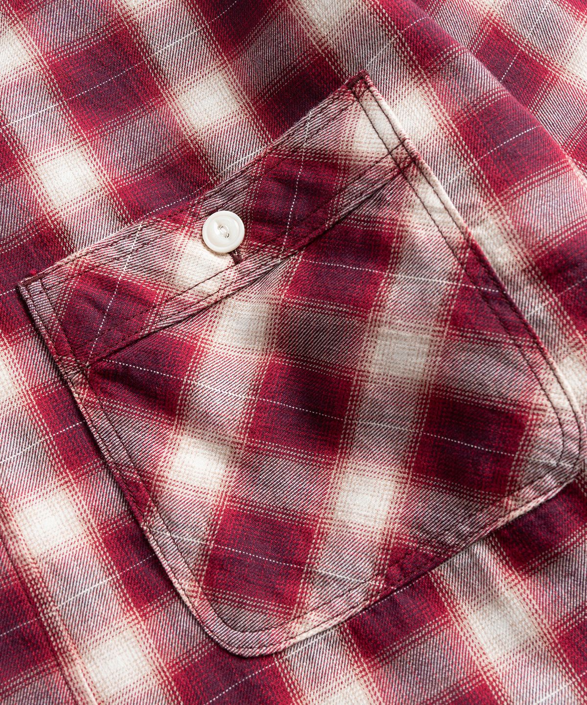 와일드 브릭스(WILD BRICKS) W23 OMBRE PLAID WORK SHIRT (red)