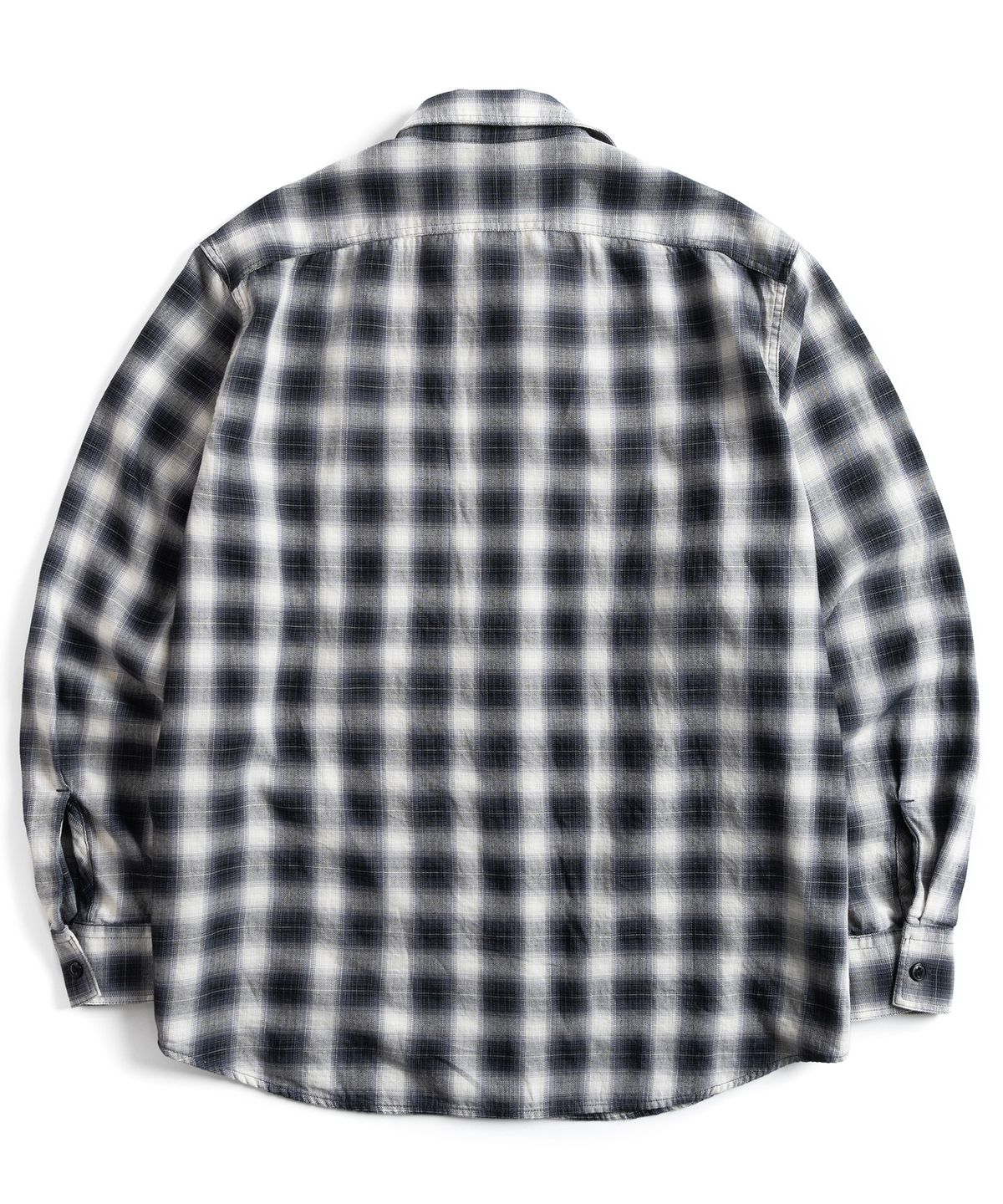 와일드 브릭스(WILD BRICKS) W23 OMBRE PLAID WORK SHIRT (black)
