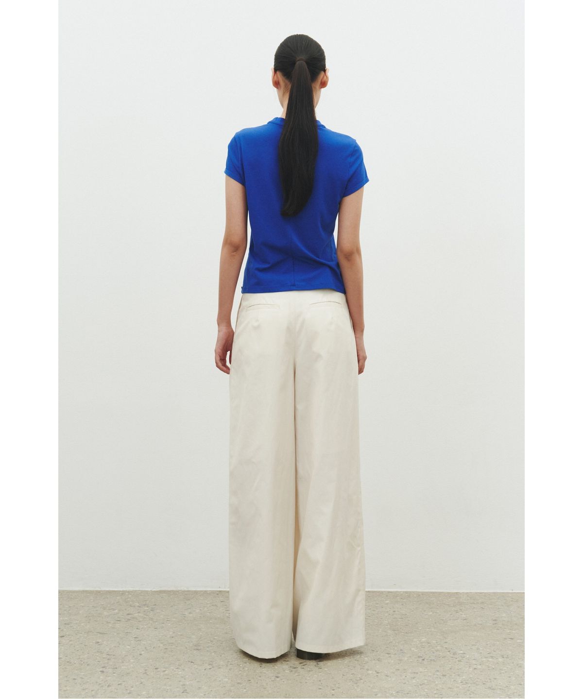 래코드(RECODE) Fitted Cap Sleeve T-shirts_RQTAX25599BUX