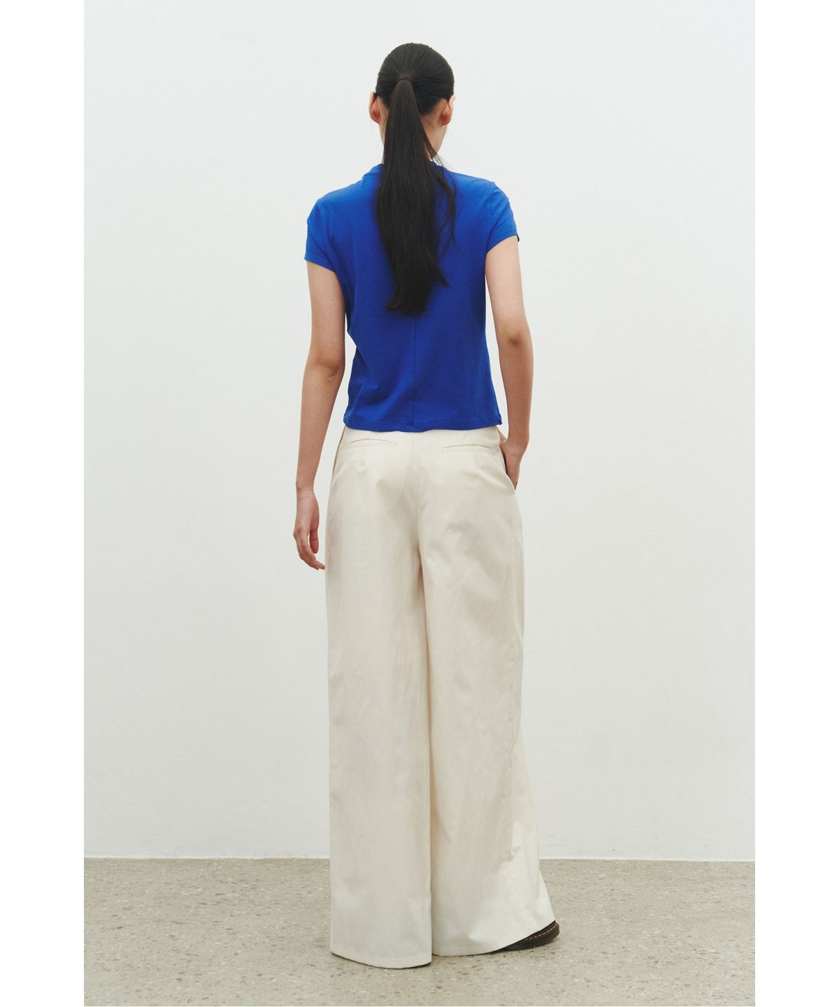 래코드(RECODE) Fitted Cap Sleeve T-shirts_RQTAX25599BUX
