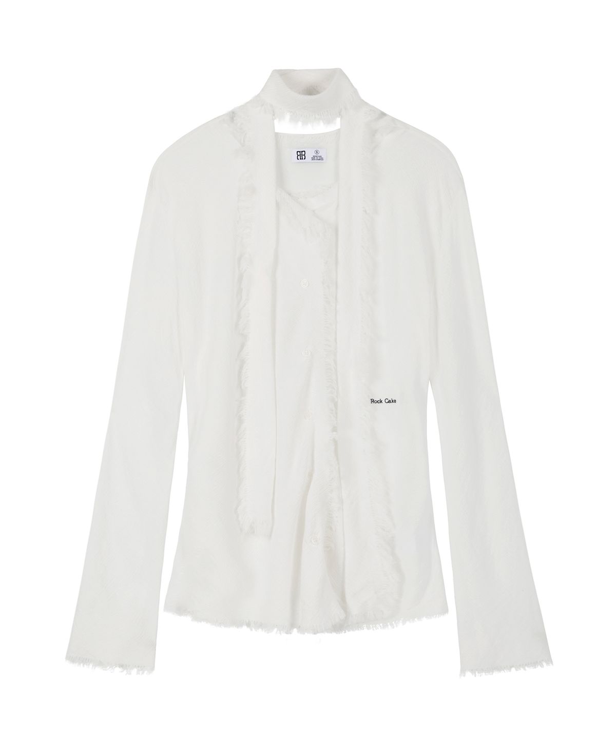 락케이크(ROCKCAKE) Flow Shade Blouse - White