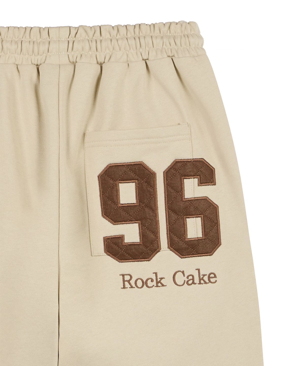 락케이크(ROCKCAKE) 96 Applique 2way Jogger - Beige