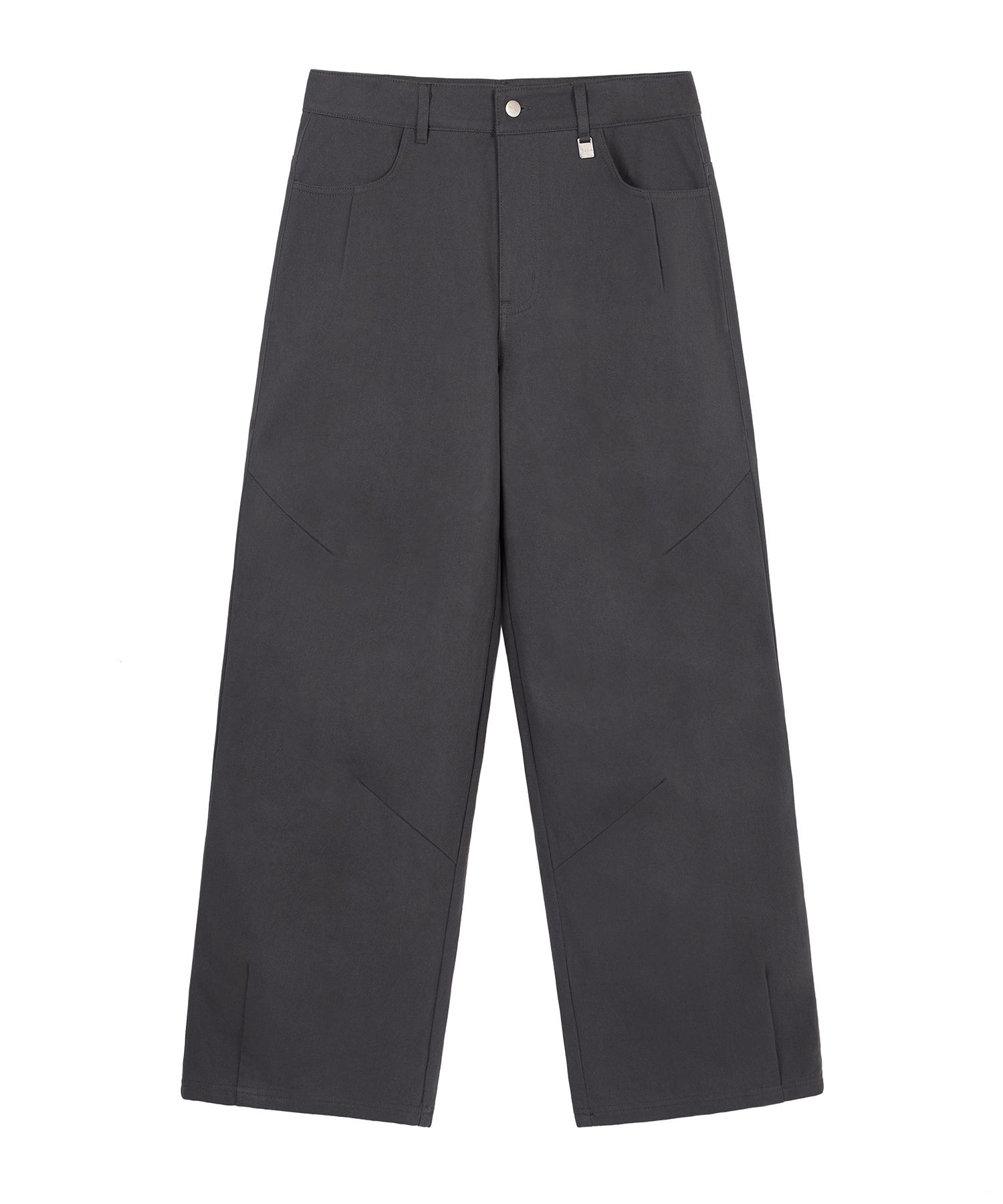 パンツ ROCKCAKE Eyelet R Pocket Curved Pants MUSINSA | ROCKCAKE Eyelet R Pocket Curved Pants - Charcoal