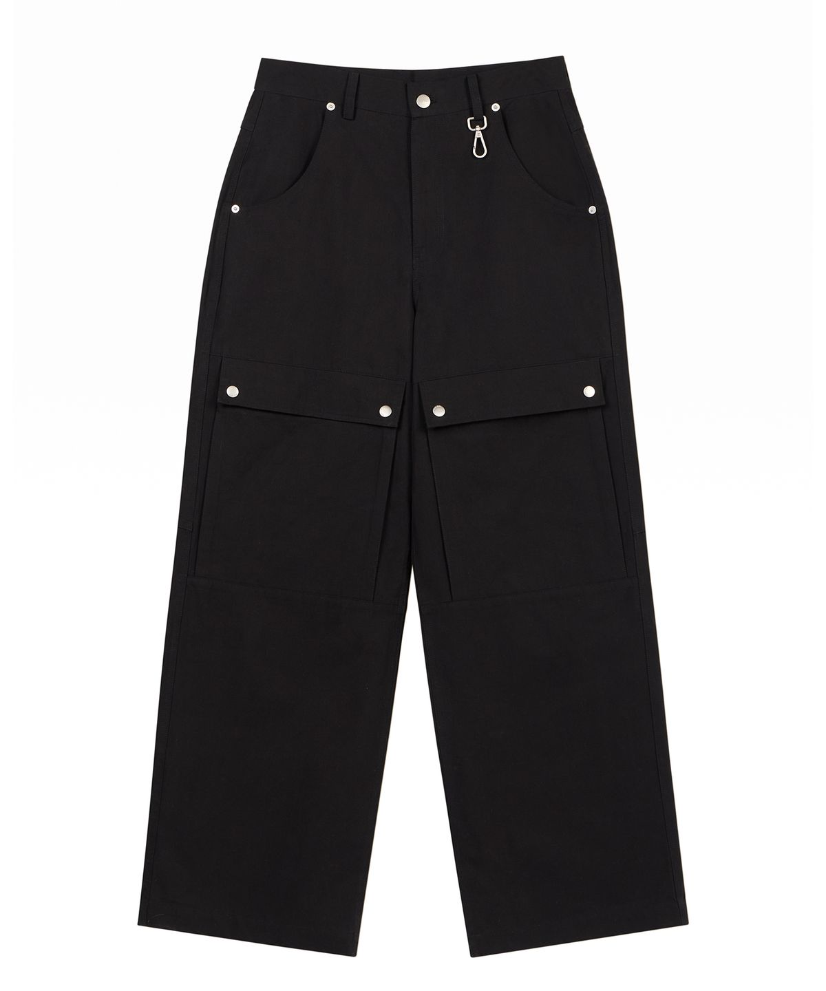 락케이크(ROCKCAKE) Front Pocket Pants - Black