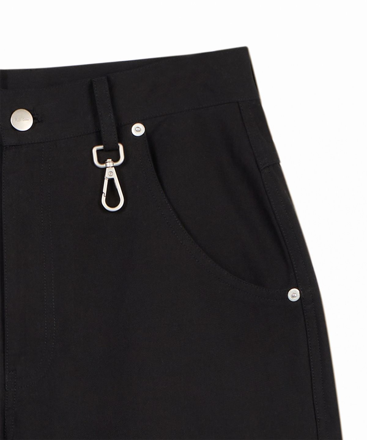 락케이크(ROCKCAKE) Front Pocket Pants - Black