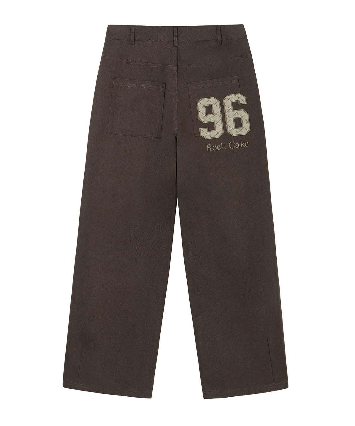 락케이크(ROCKCAKE) 96 Applique Pants - Brown