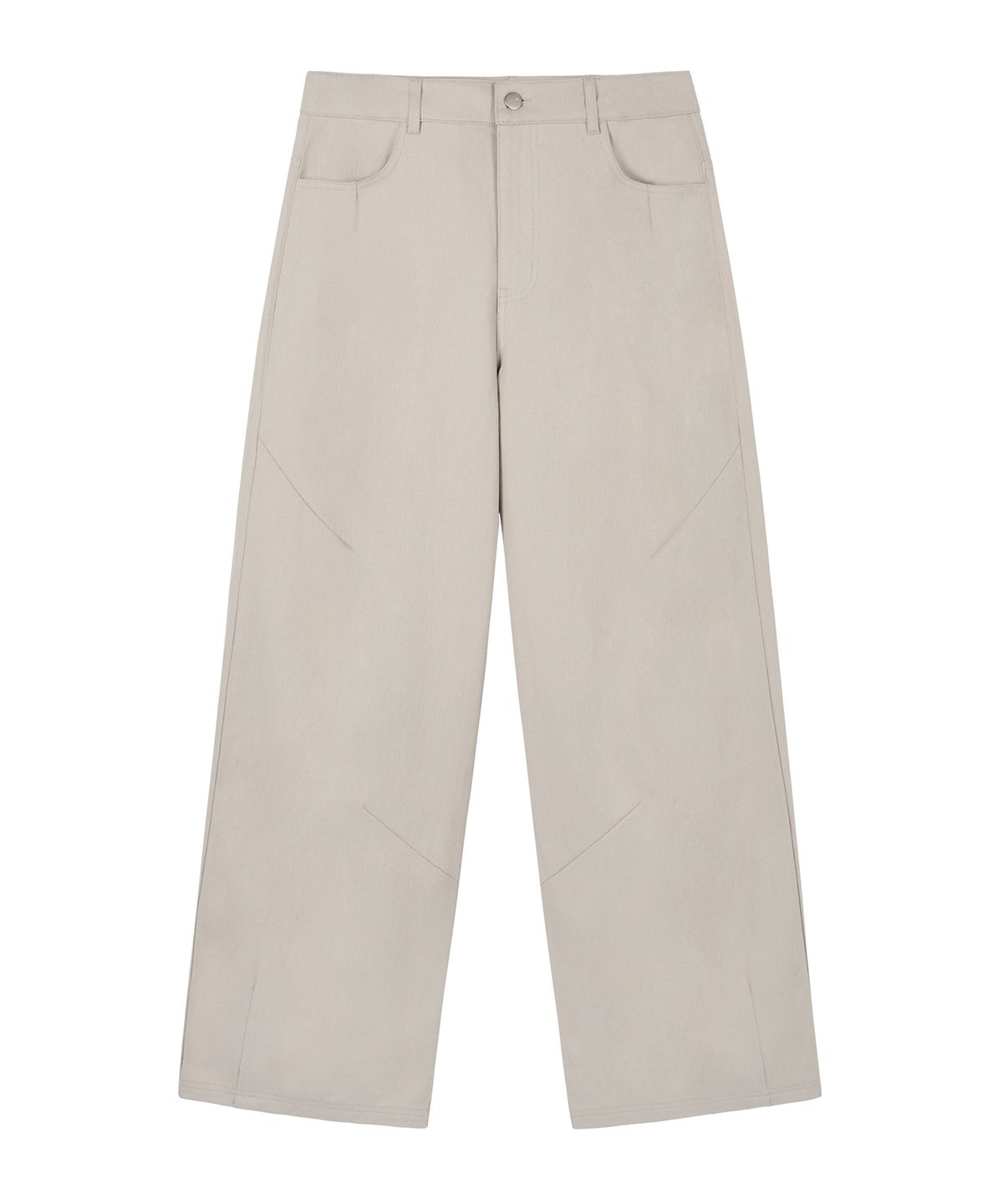 락케이크(ROCKCAKE) 96 Applique Pants - Light Gray