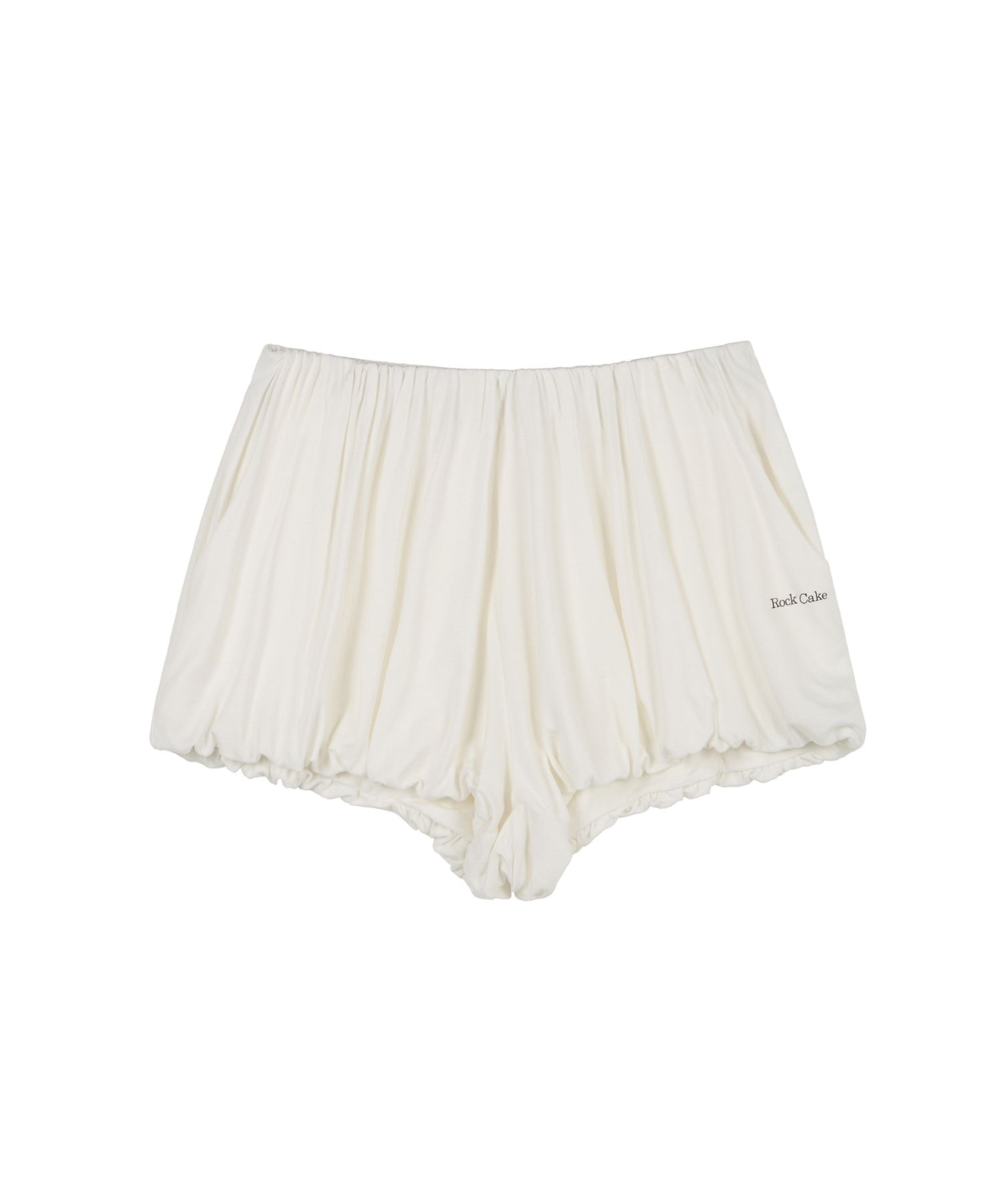 [ROCKCAKE] Puff Shirring Shorts /追跡付 MUSINSA公式 | ROCKCAKE Puff Shirring Shorts - Ivory