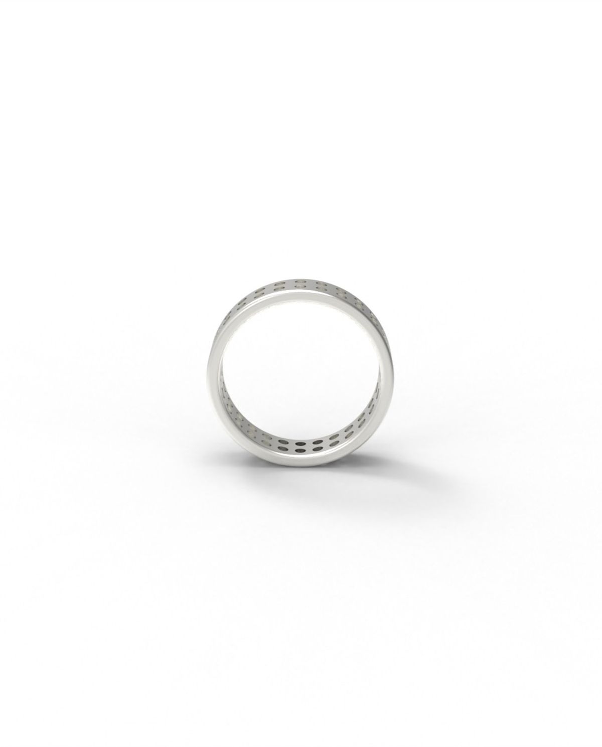 르네오브제(RENEOBJET) WIN CIRCLE RING (2R) [STERLING SILVER] 기하학 디자인 패턴 포인트 925 실버 반지