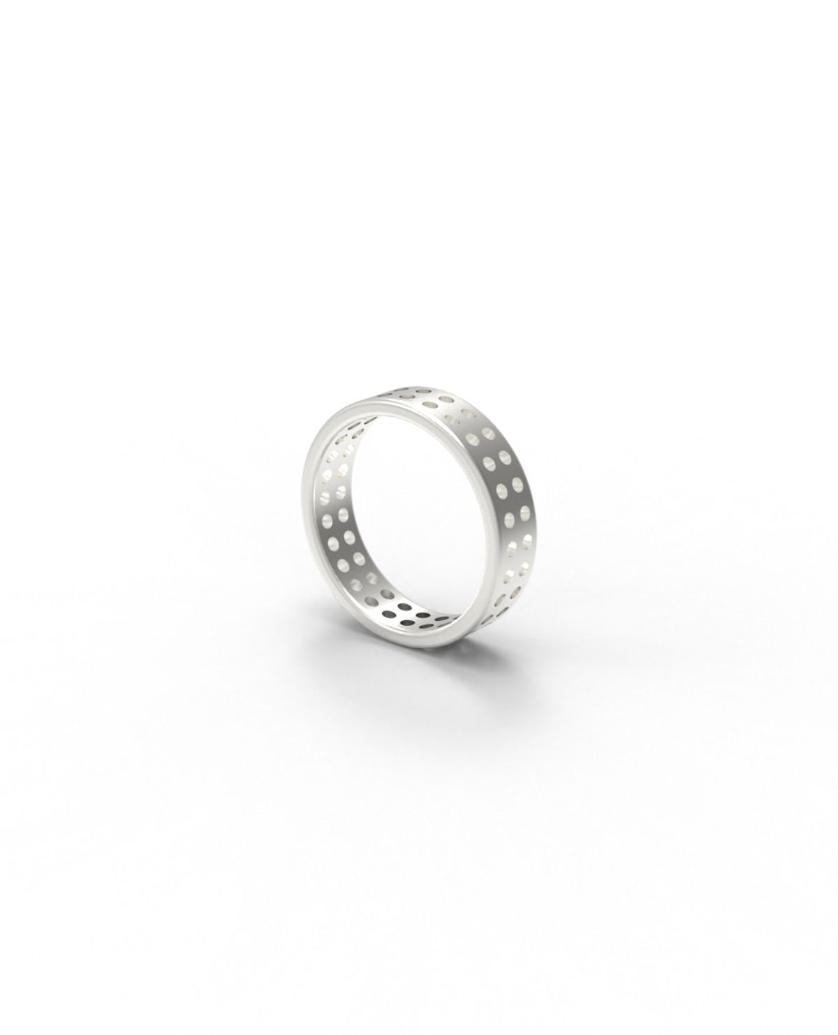 르네오브제(RENEOBJET) WIN CIRCLE RING (2R) [STERLING SILVER] 기하학 디자인 패턴 포인트 925 실버 반지