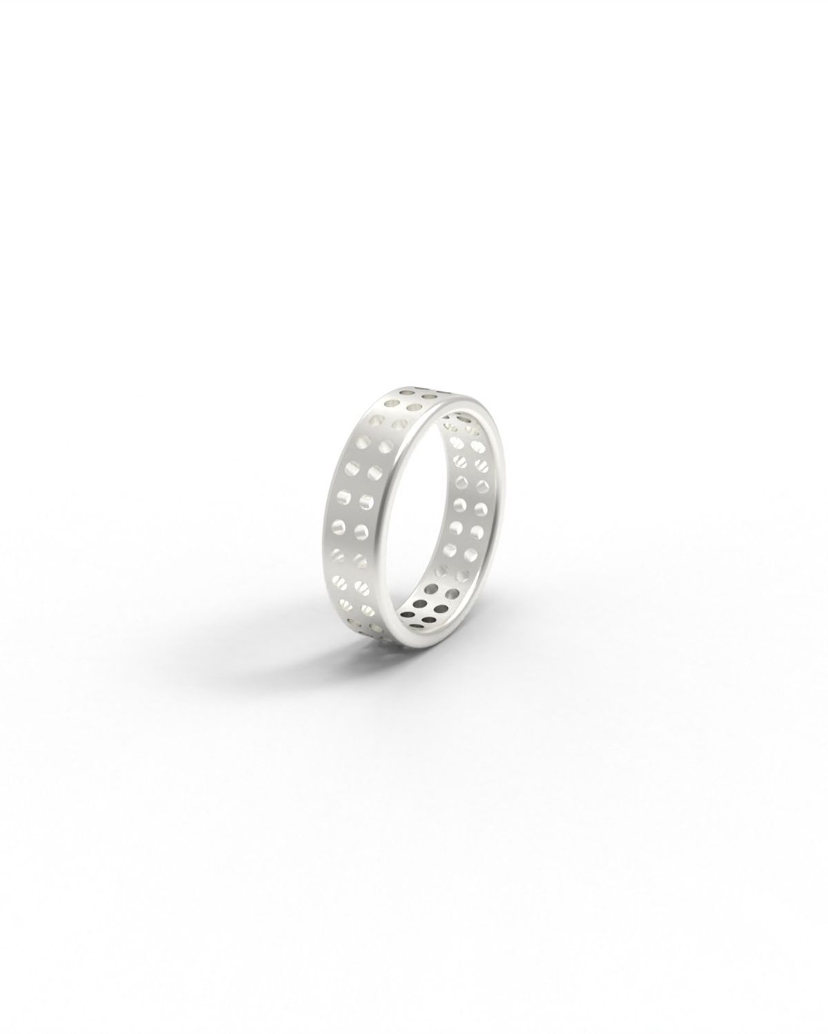 르네오브제(RENEOBJET) WIN CIRCLE RING (2R) [STERLING SILVER] 기하학 디자인 패턴 포인트 925 실버 반지