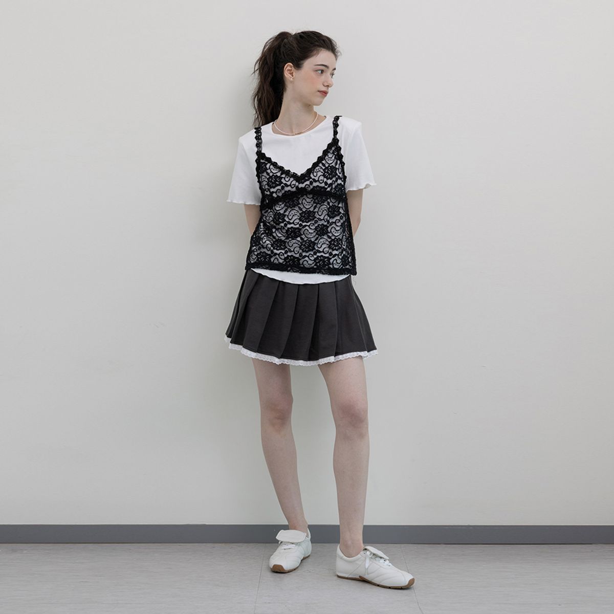 에이앤레이(AEIREI) AR_Lace short sleeve set top_WHITE