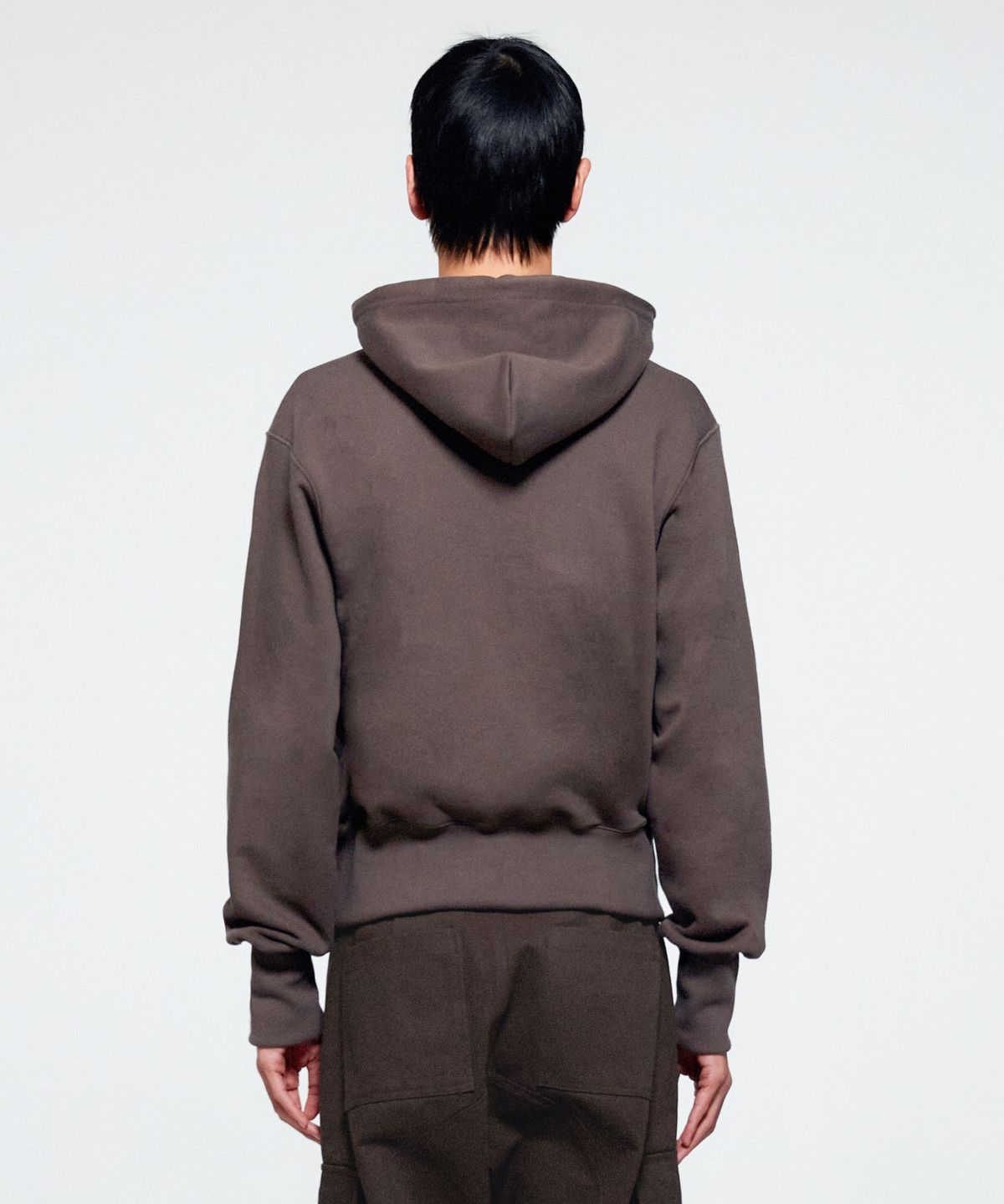 이알에이(ERA) UNISEX ERA HEAVY HOODIE - BROWN