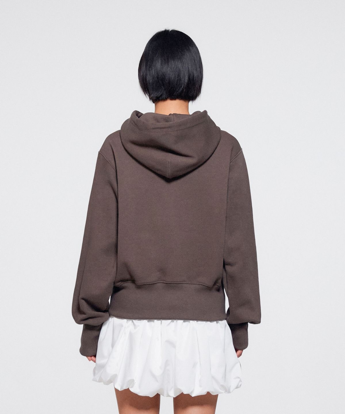 이알에이(ERA) UNISEX ERA HEAVY HOODIE - BROWN