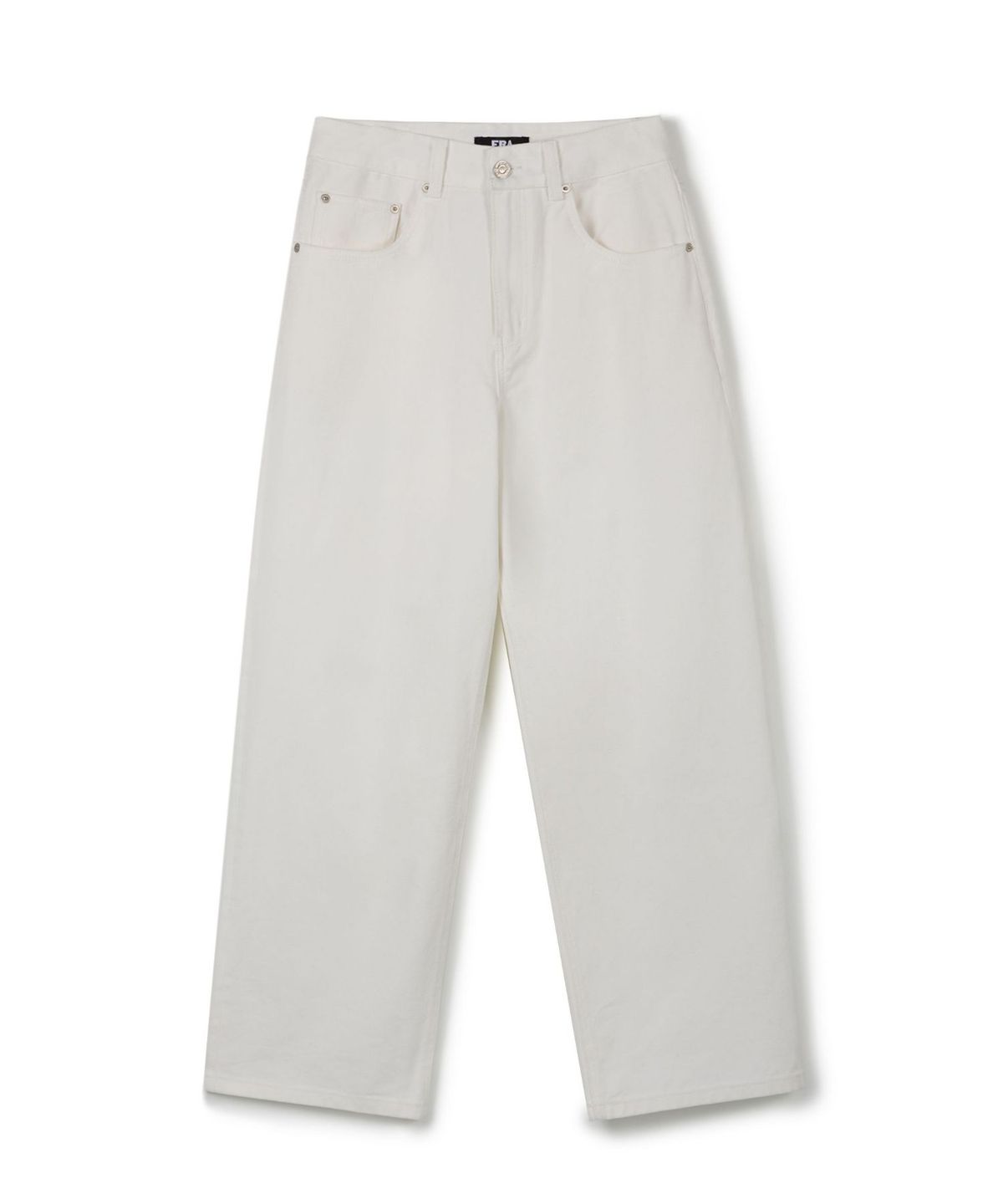 이알에이(ERA) WOMEN ERA WIDE FIT DENIM PANTS - WHITE
