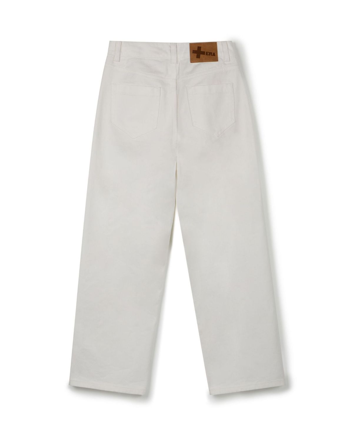 이알에이(ERA) WOMEN ERA WIDE FIT DENIM PANTS - WHITE