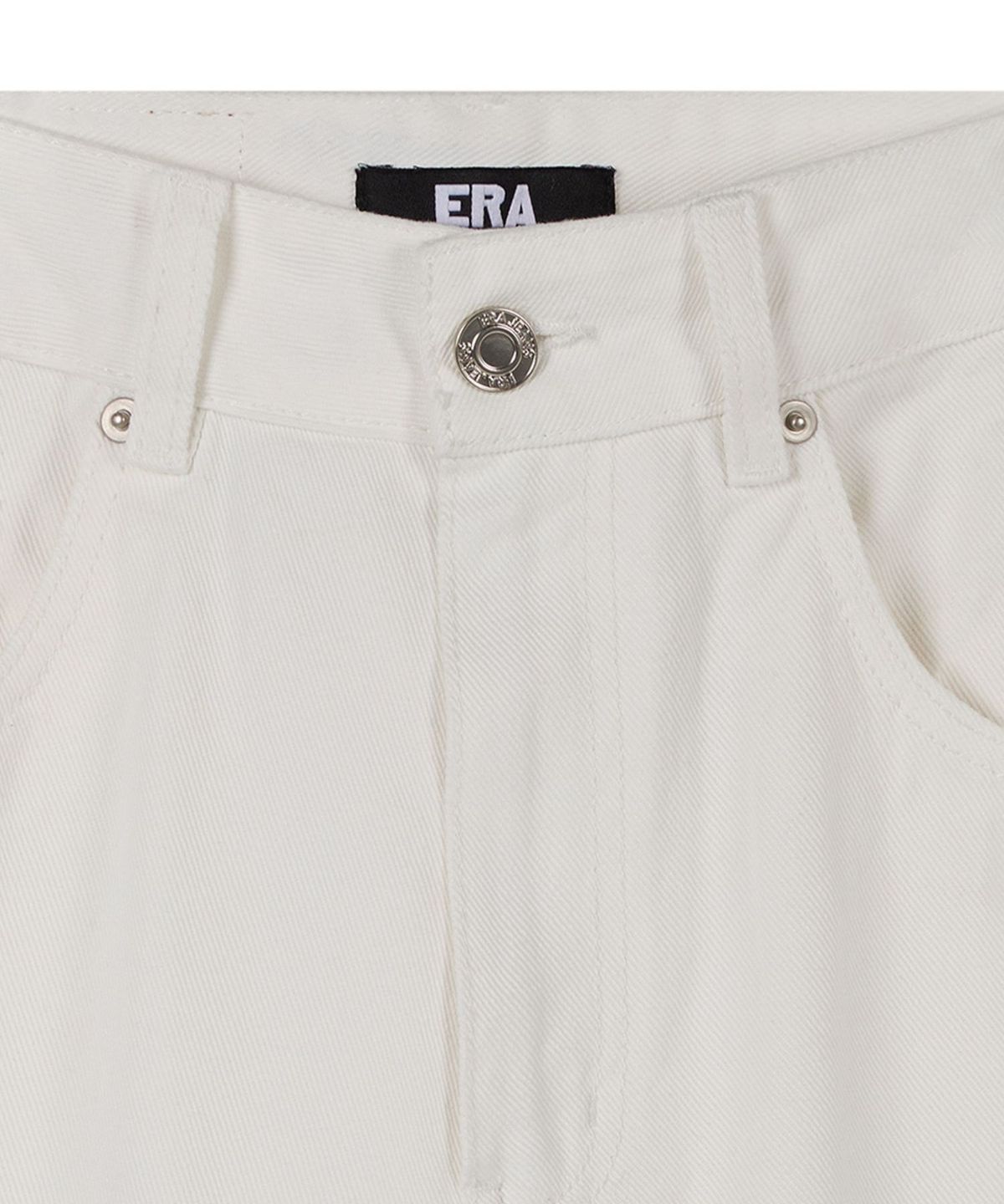 이알에이(ERA) WOMEN ERA WIDE FIT DENIM PANTS - WHITE