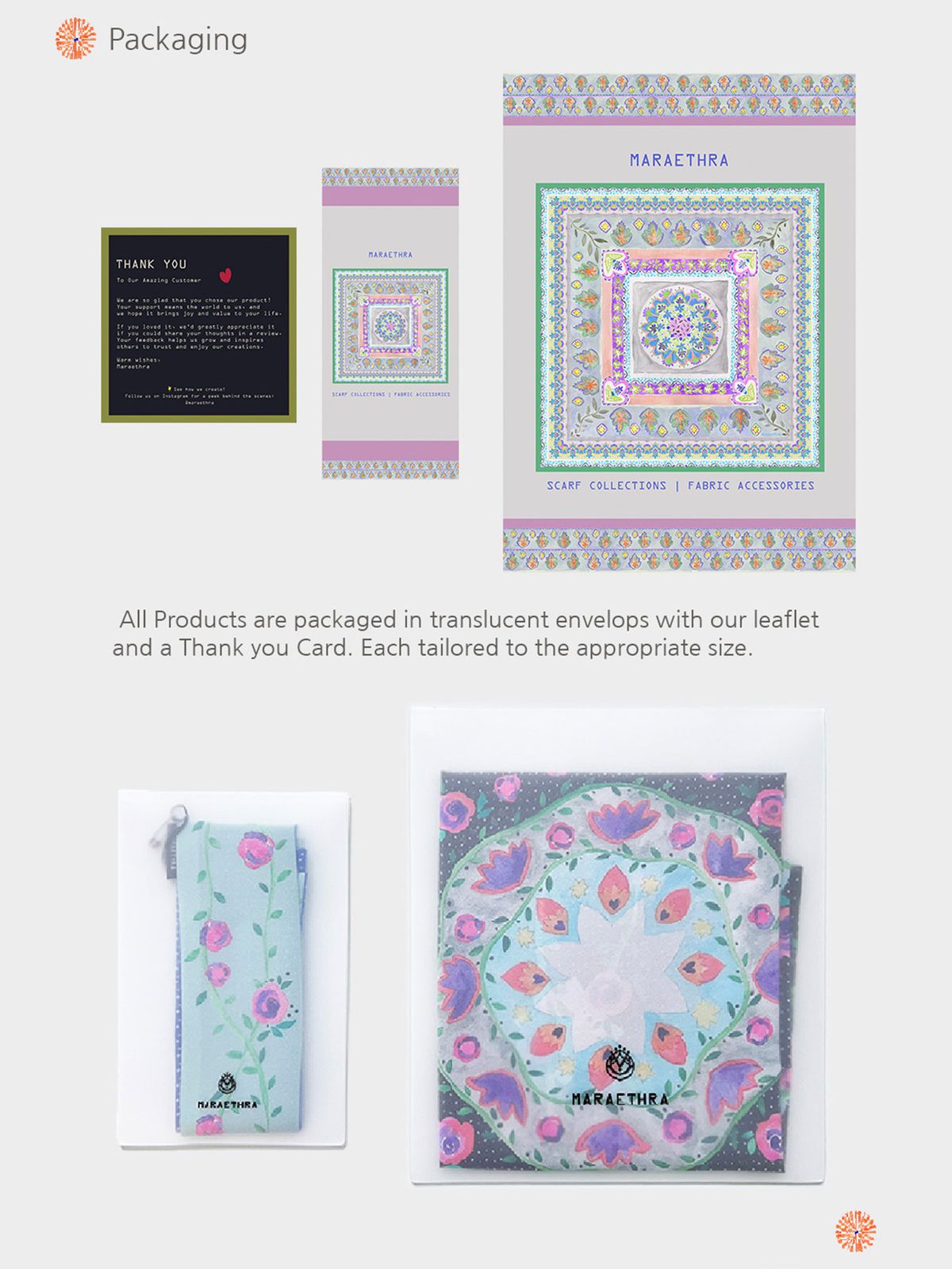 마레트라(MARAETHRA) Groovy Doodle Wide Silk Tie Scarf 그루비 두들 와이드 실크 타이 스카프