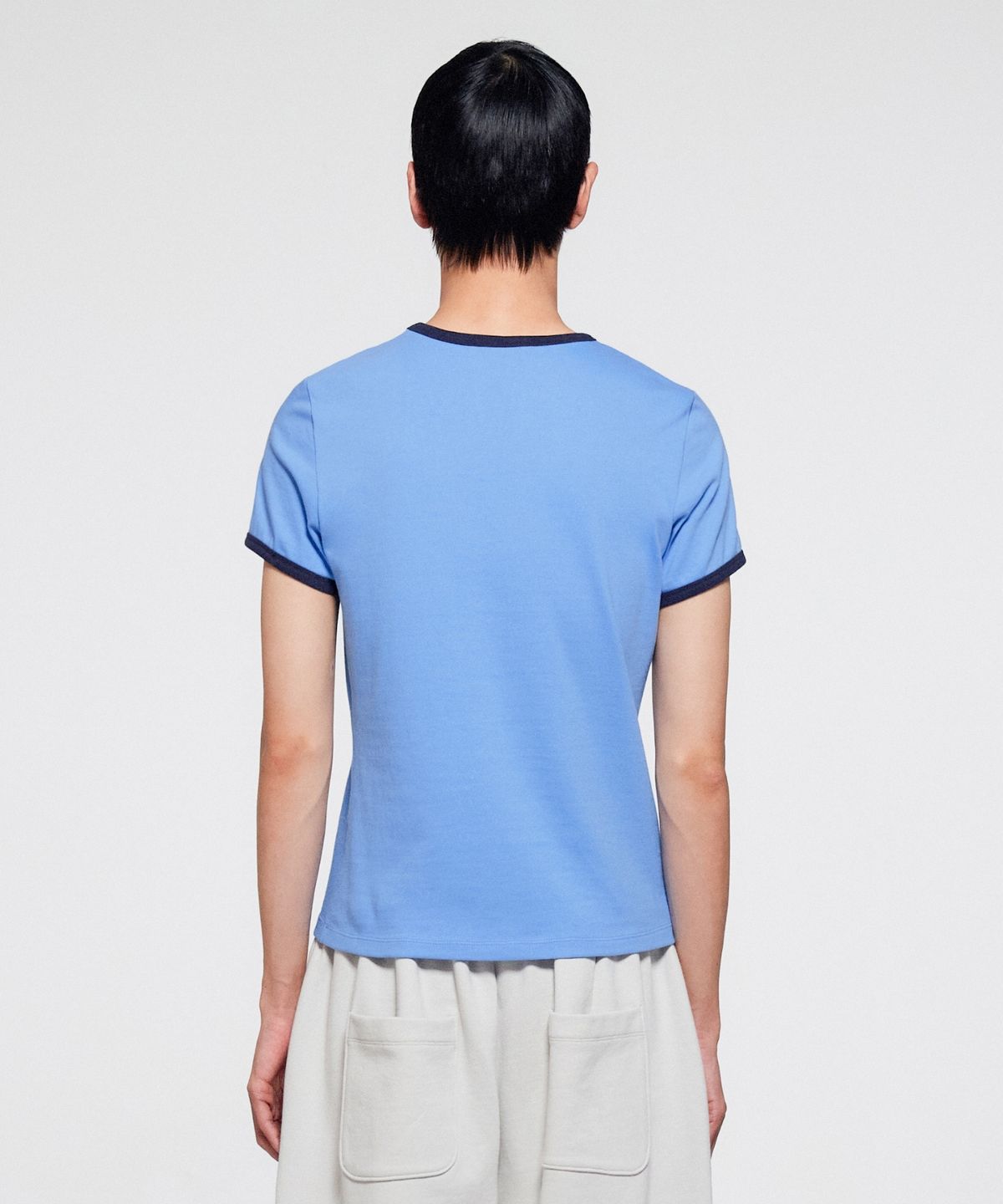 이알에이(ERA) MEN COLOR EDGE SLIM T - BLUE NAVY