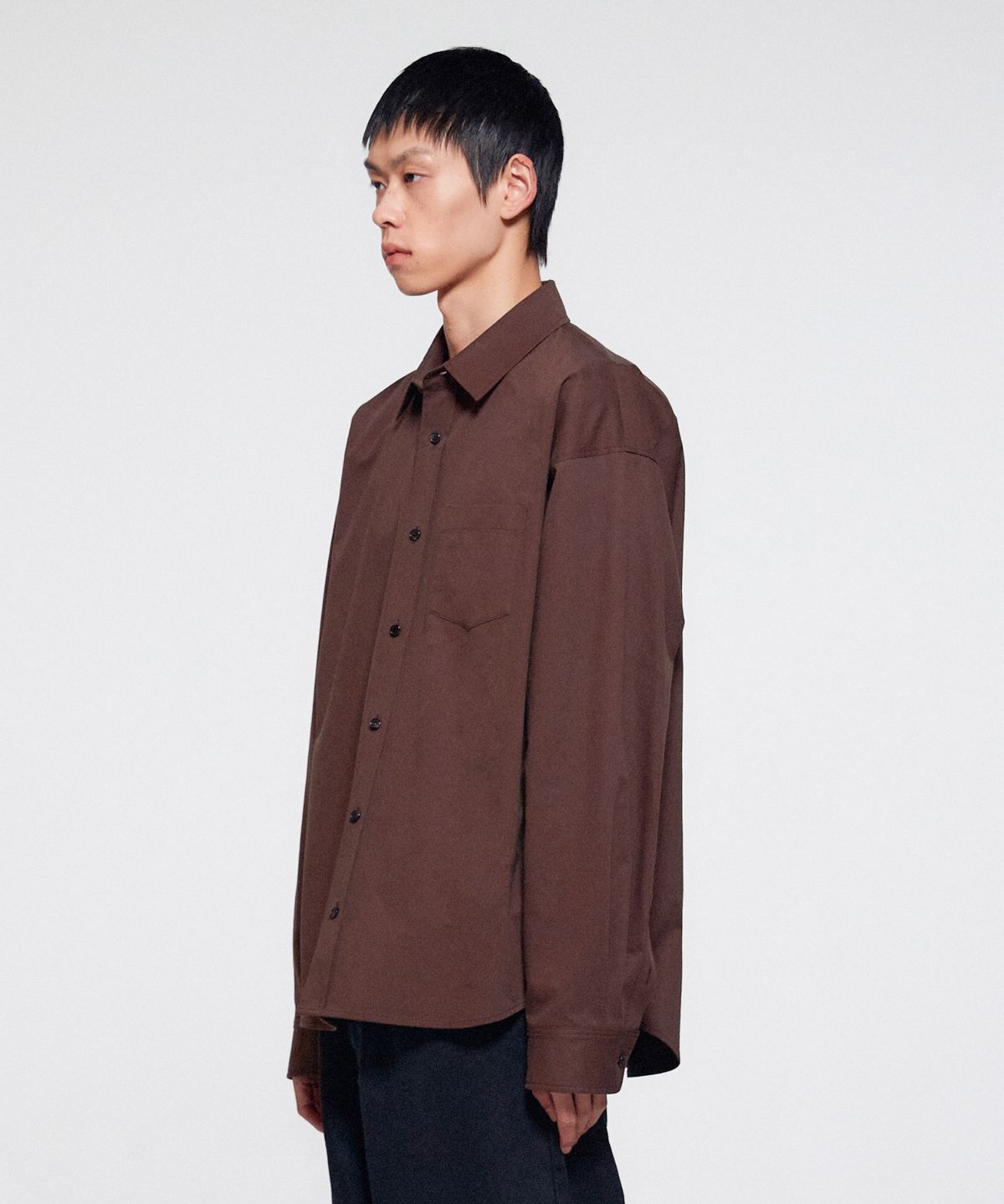 이알에이(ERA) UNISEX ERA CLASSIC SHIRTS - BROWN