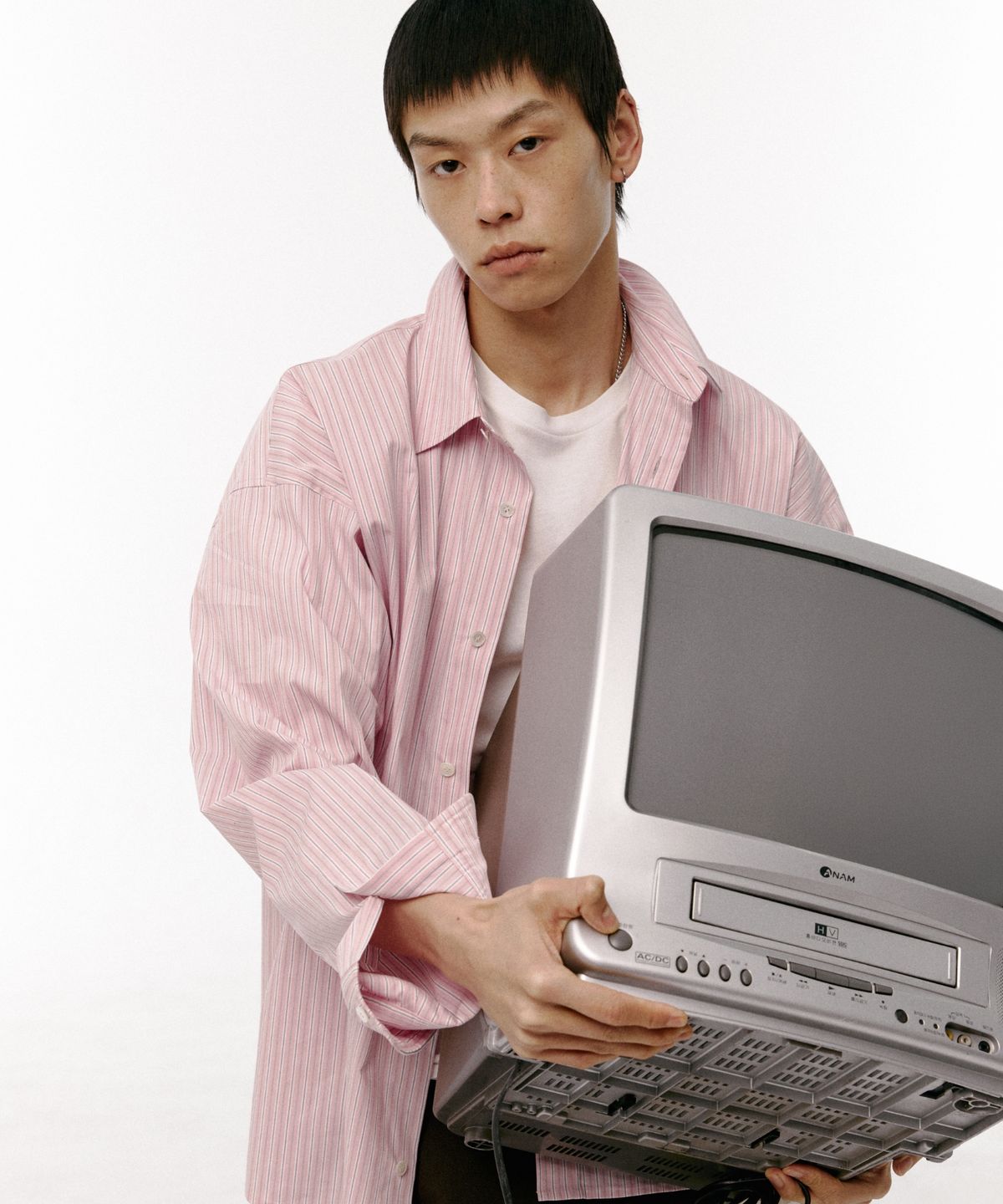 이알에이(ERA) UNISEX ERA CLASSIC SHIRTS - PINK STRIPE