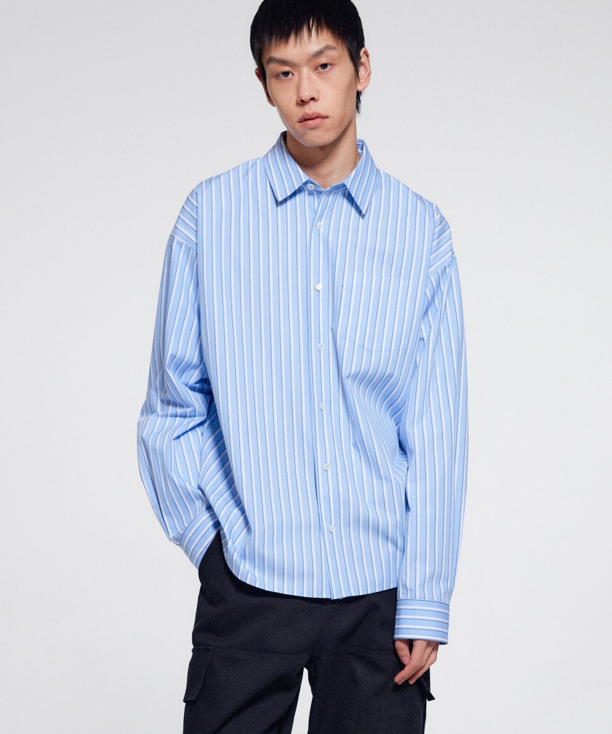 이알에이(ERA) UNISEX ERA CLASSIC SHIRTS - BLUE STRIPE