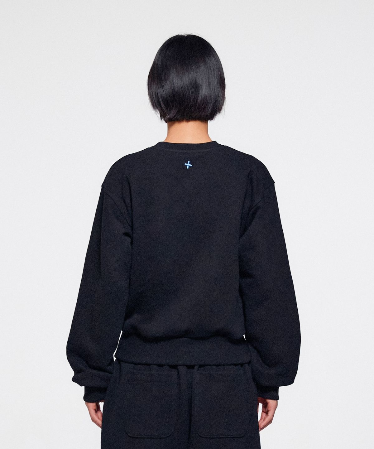 이알에이(ERA) UNISEX ERA HEAVY SWEATSHIRTS - BLACK