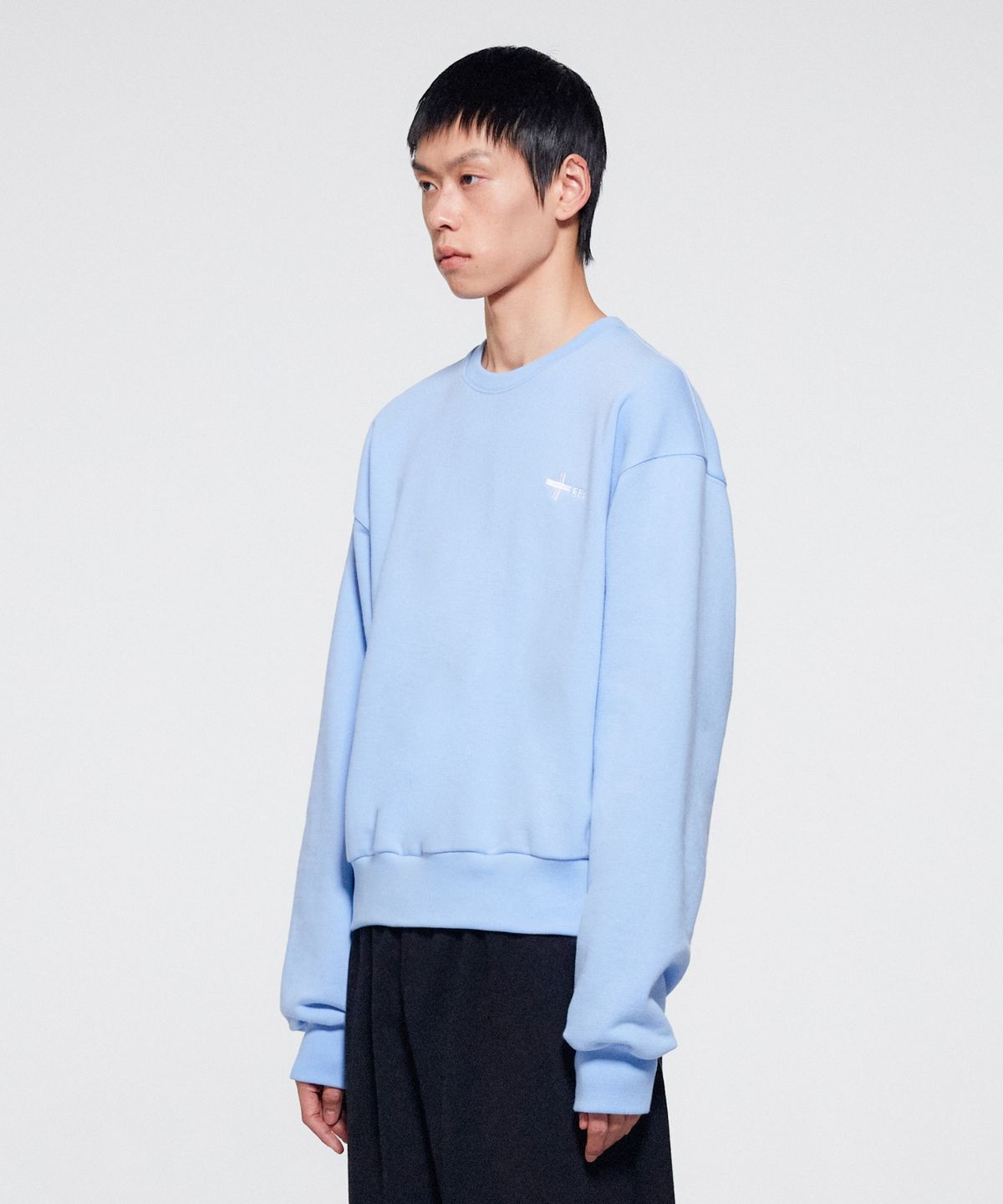 이알에이(ERA) UNISEX ERA HEAVY SWEATSHIRTS - ICE BLUE