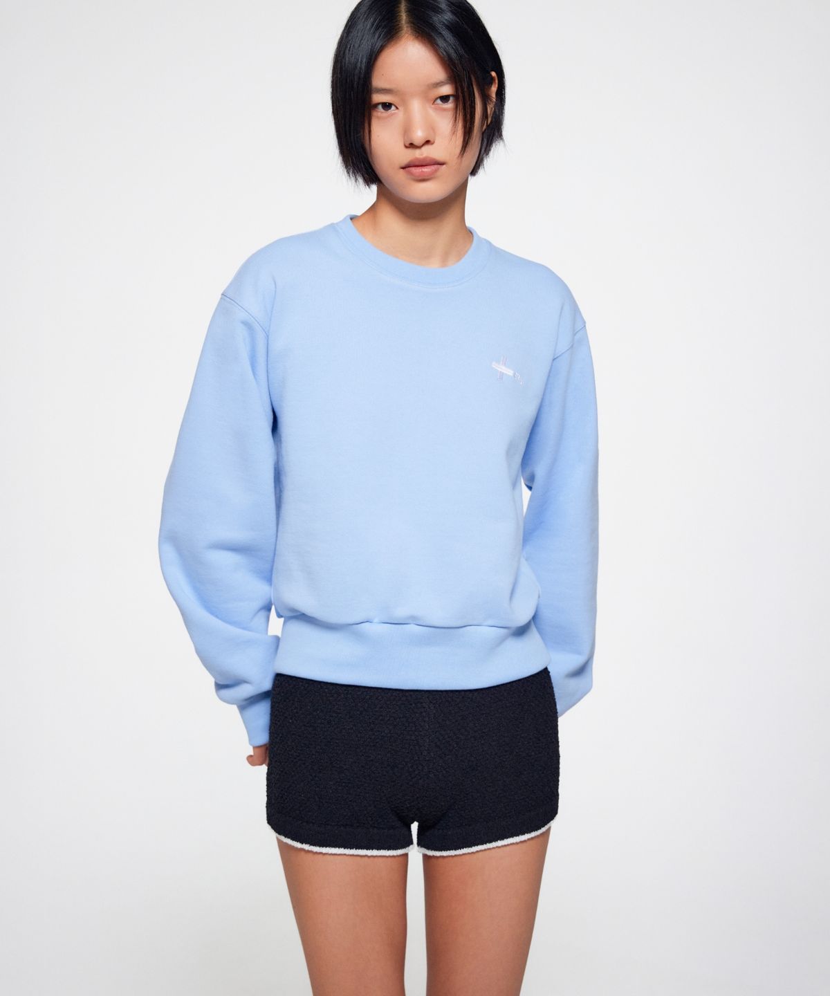 이알에이(ERA) UNISEX ERA HEAVY SWEATSHIRTS - ICE BLUE