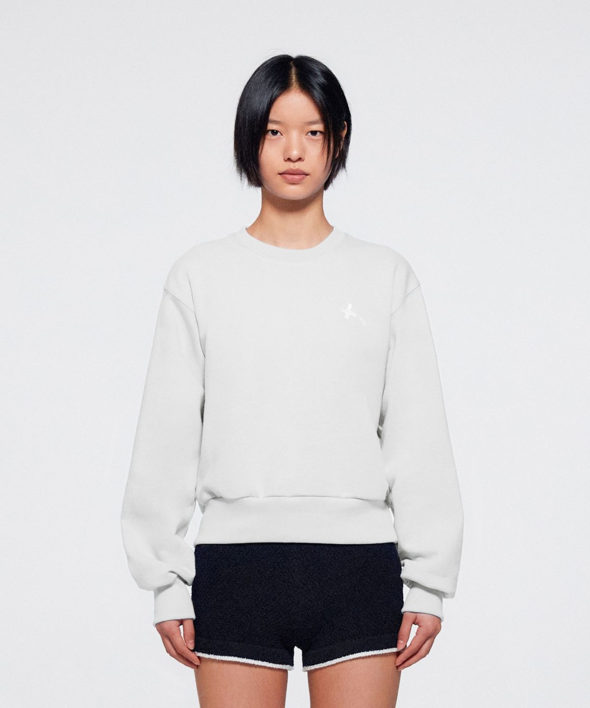 이알에이(ERA) UNISEX ERA HEAVY SWEATSHIRTS - LIGHT GRAY