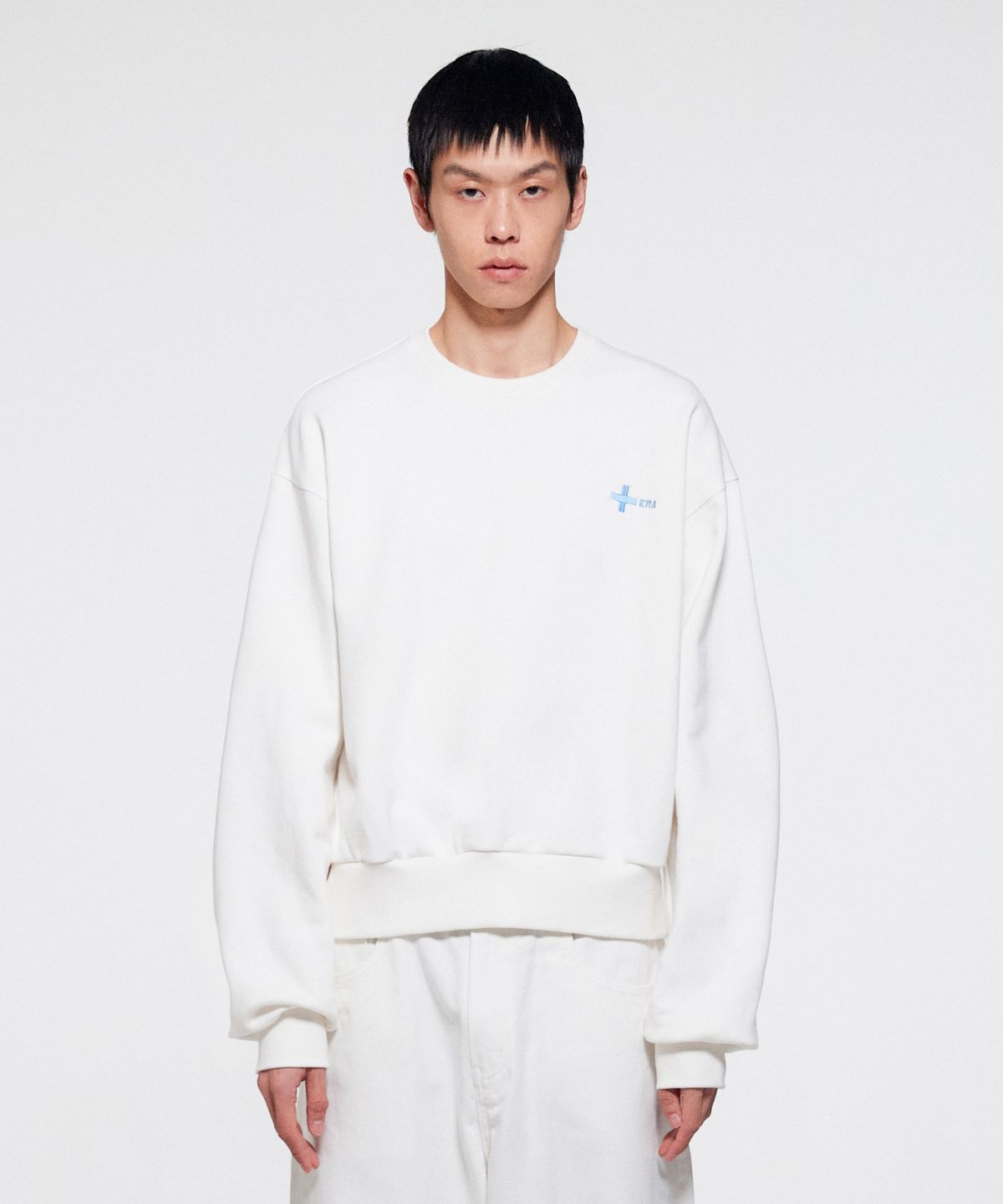 이알에이(ERA) UNISEX ERA HEAVY SWEATSHIRTS - WHITE