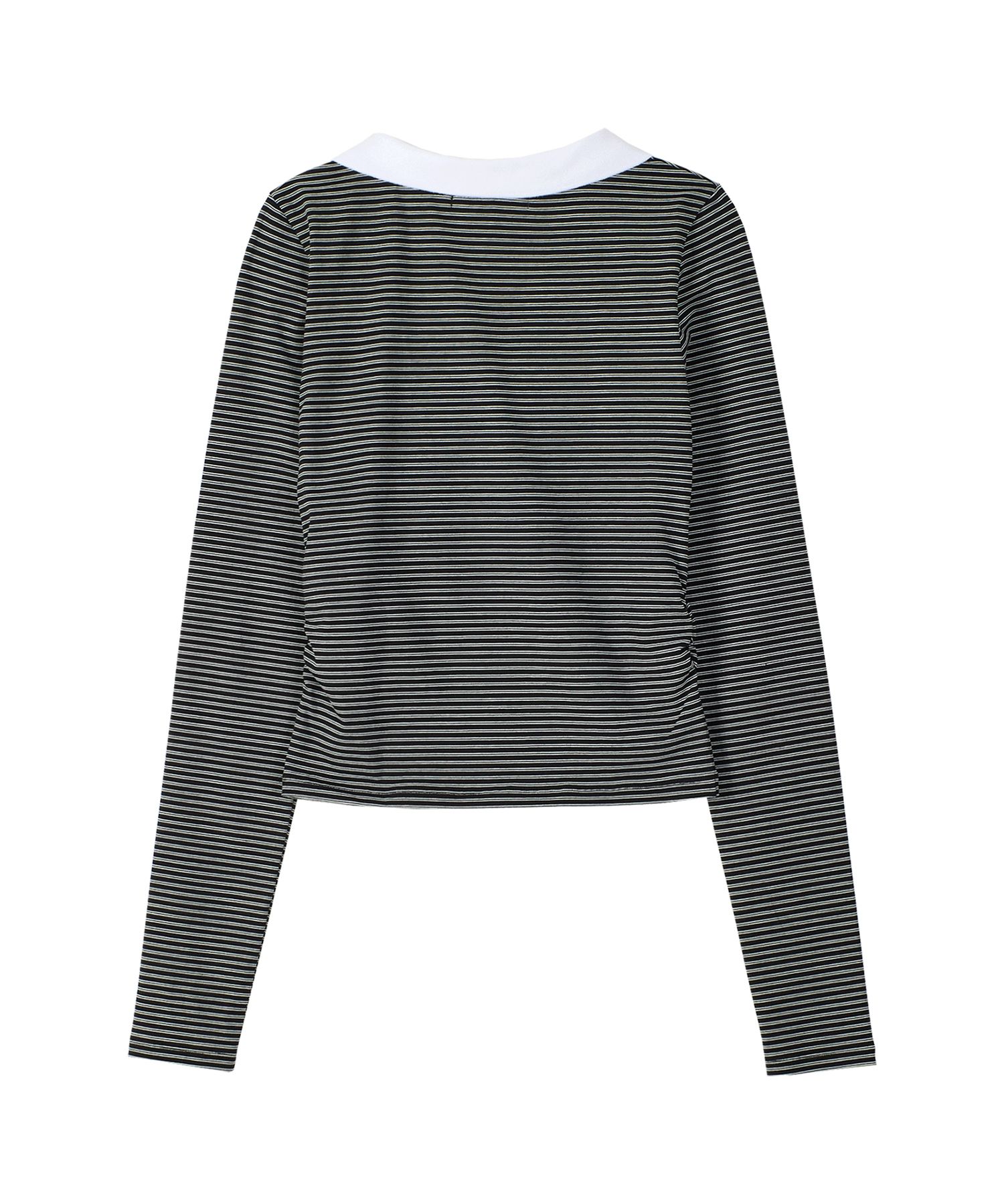 ★ BITTER CELLS★ Dew Stripe Cara Tee Black B252TS07BK MUSINSA | BITTERCELLS Dew Stripe Carat Tee-Black