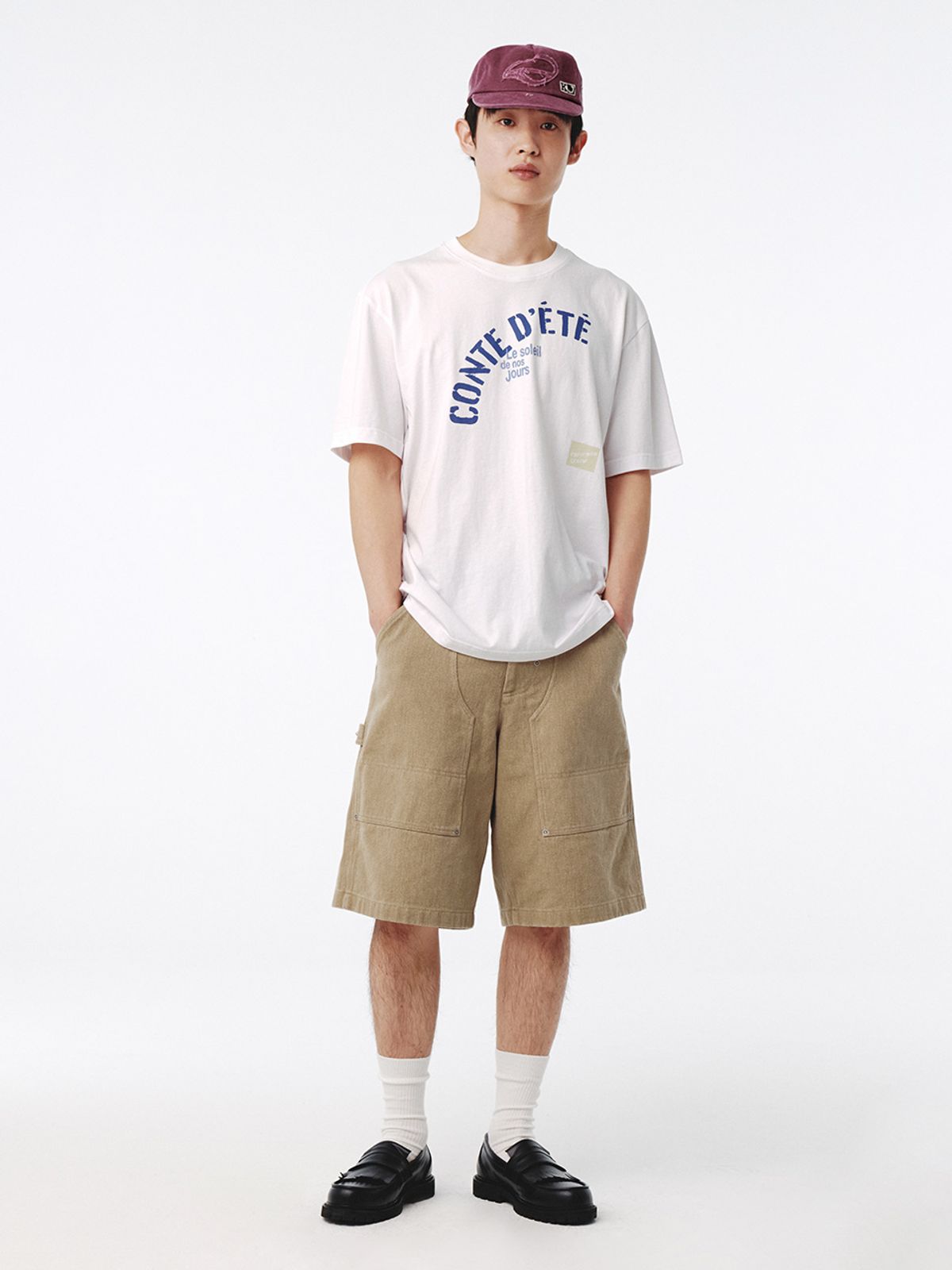 기준 맨(KIJUN MEN) Le Soleil Tee White