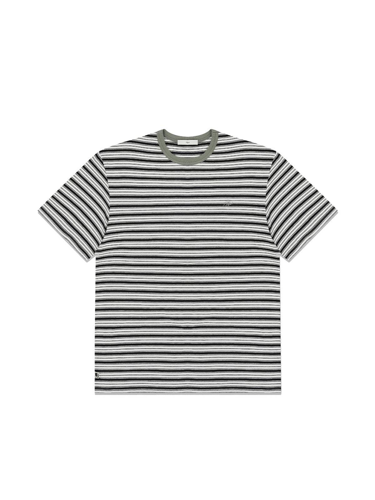 기준 맨(KIJUN MEN) Fresh Border Tee Black