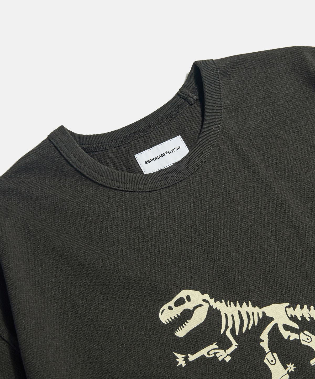 에스피오나지(ESPIONAGE) CDC T-Rex Heavyweight Tee Vintage Black