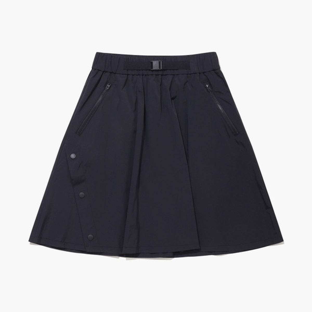 르꼬끄 골프(LECOQ GOLF) 여성 우븐 플레어 롱스커트 (GQ222LSK53)