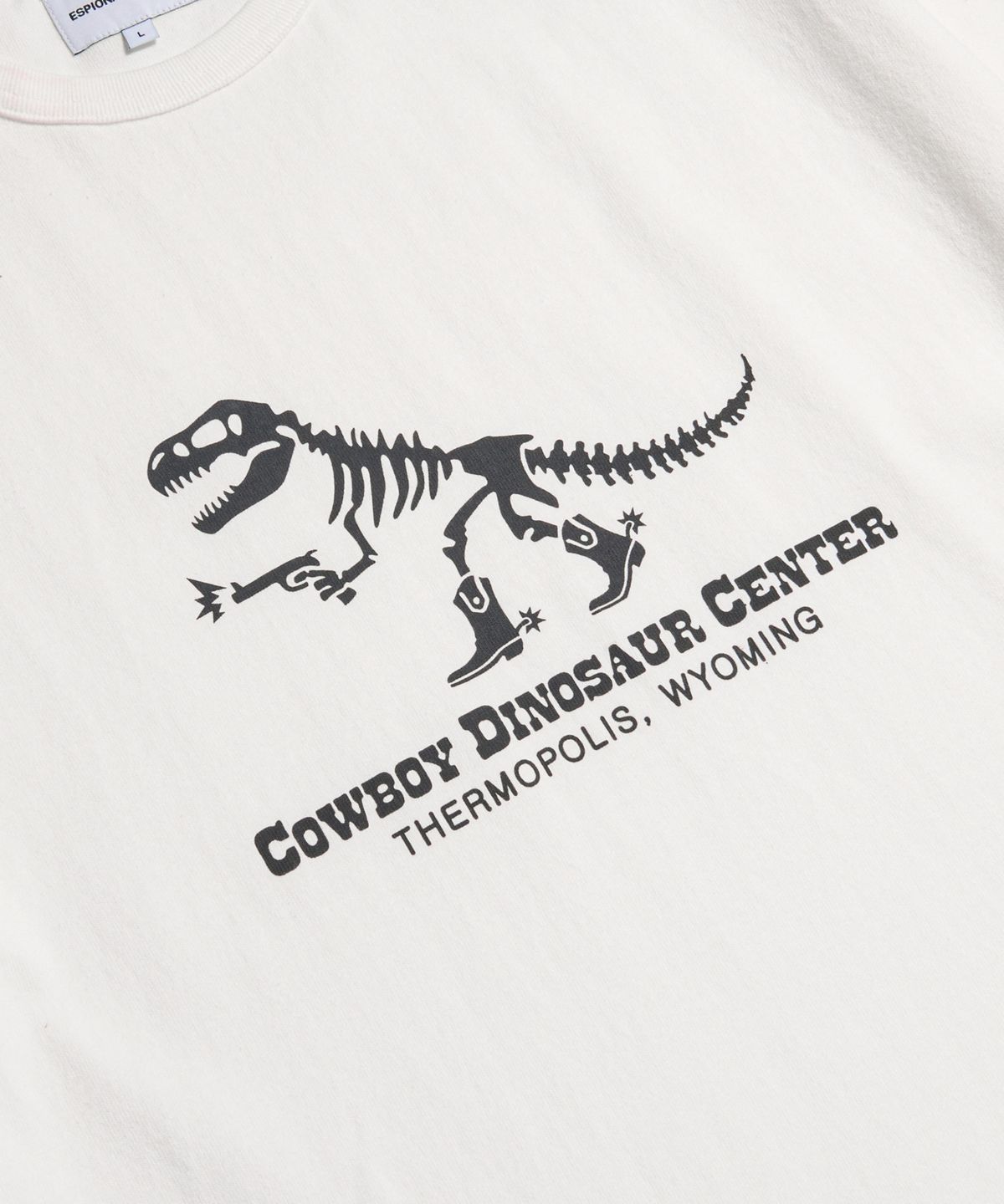 에스피오나지(ESPIONAGE) CDC T-Rex Heavyweight Tee Off White