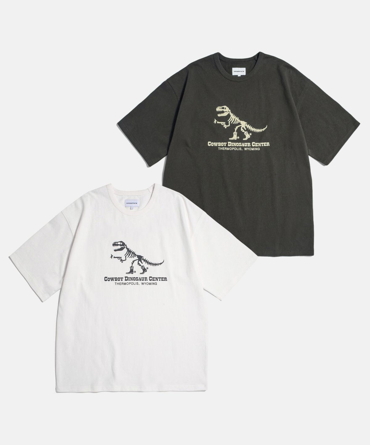 에스피오나지(ESPIONAGE) CDC T-Rex Heavyweight Tee Off White