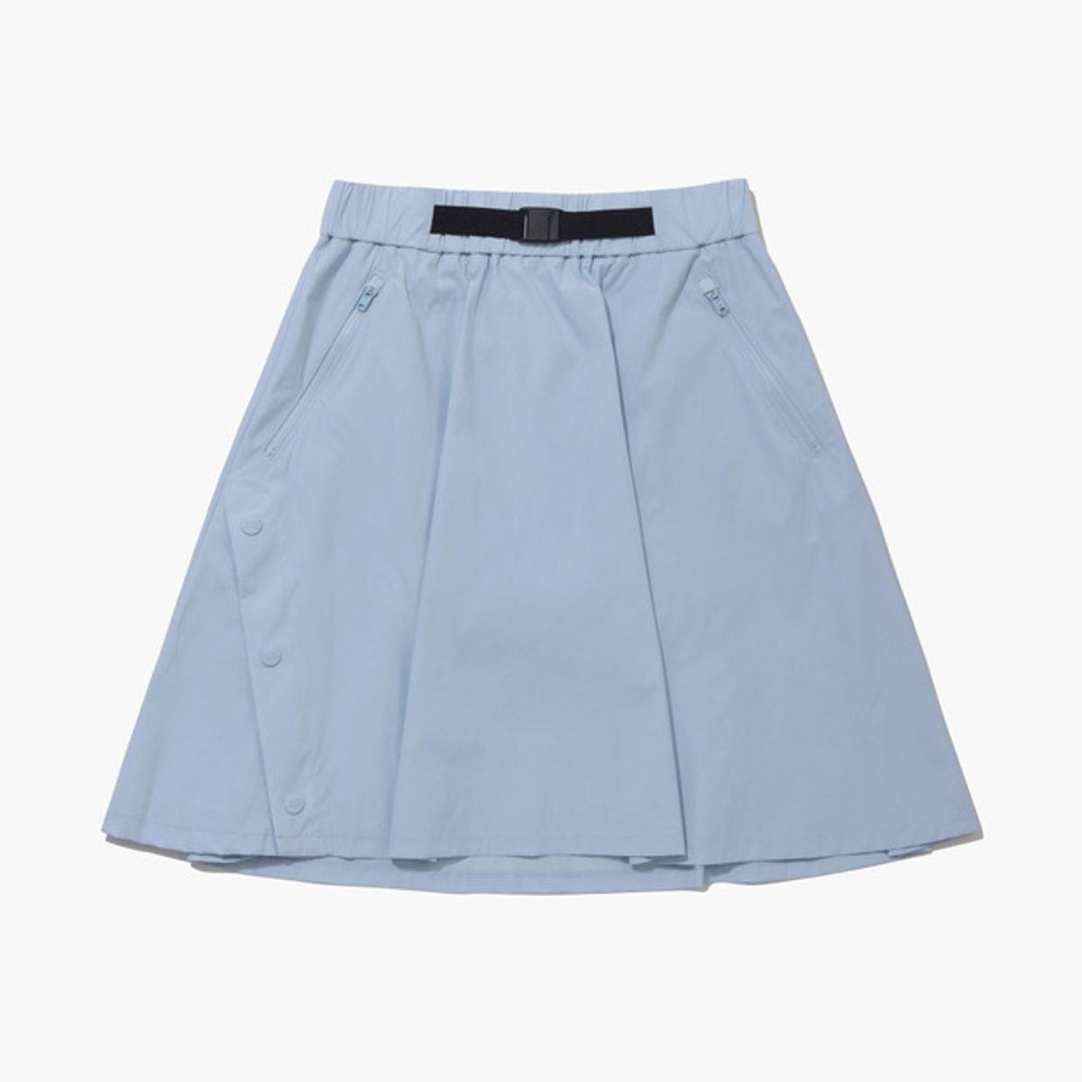 르꼬끄 골프(LECOQ GOLF) 여성 우븐 플레어 롱스커트 (GQ222LSK53)